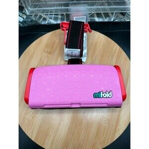 Mifold Grab-And-Go Compact Car Booster Portable Seat PINK
